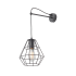 Настенный светильник бра Vitaluce Orso black 1 лампа 3м² E27 цвет черный матовый
