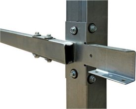 Лага для забора 40 мм сталь серый