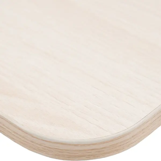 Полка настенная угловая 80x25 см ЛДСП цвет акация светлая