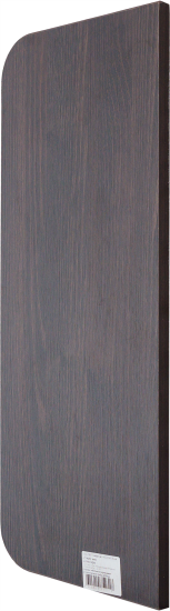 Полка настенная угловая 60x25 см ЛДСП цвет дуб термо тёмный