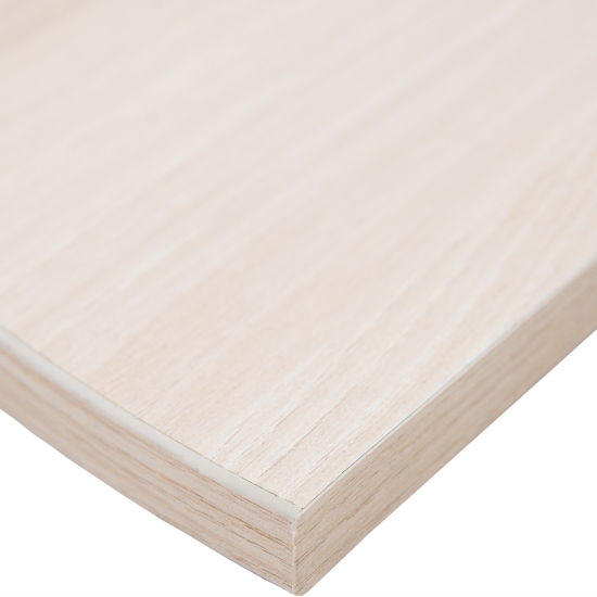 Полка настенная угловая 35x35 см ЛДСП цвет акация светлая