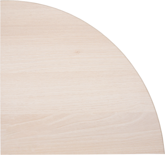 Полка настенная угловая 35x35 см ЛДСП цвет акация светлая