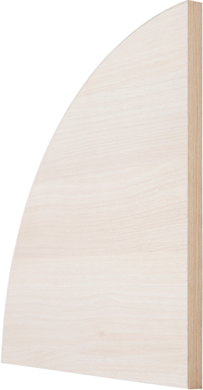 Полка настенная угловая 35x35 см ЛДСП цвет акация светлая