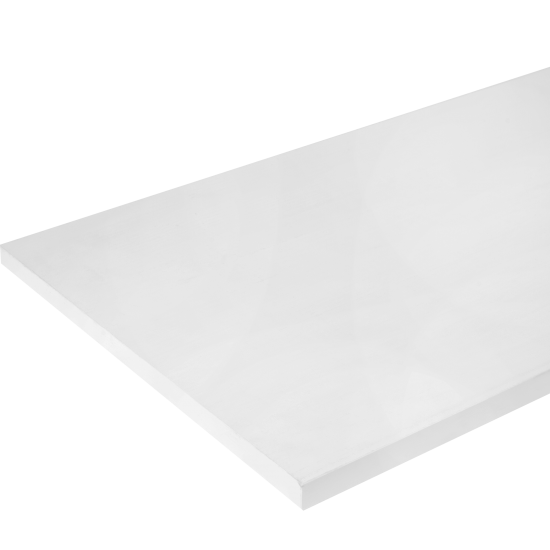 Деталь мебельная Премиум 1200x300x16 мм ЛДСП цвет белый кромка со всех сторон