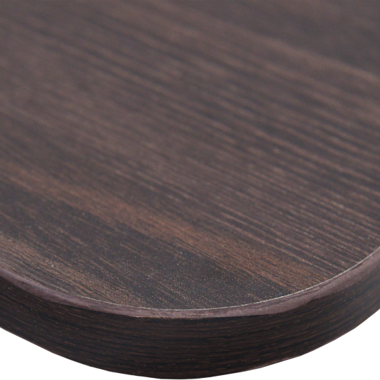 Полка настенная 80x25 см ЛДСП цвет дуб термо тёмный