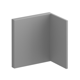 Крепление настенное Spaceo KUB 3.5x5 см сталь цвет серебристый 2 шт