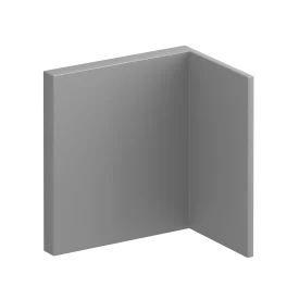 Крепление настенное Spaceo KUB 3.5x5 см сталь цвет серебристый 2 шт