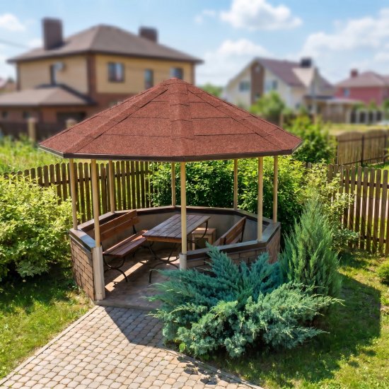 Рулонная черепица Технониколь Мини красный 2.5 м²