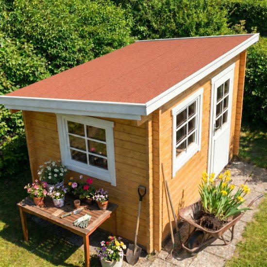 Рулонная черепица Технониколь Мини красный 2.5 м²