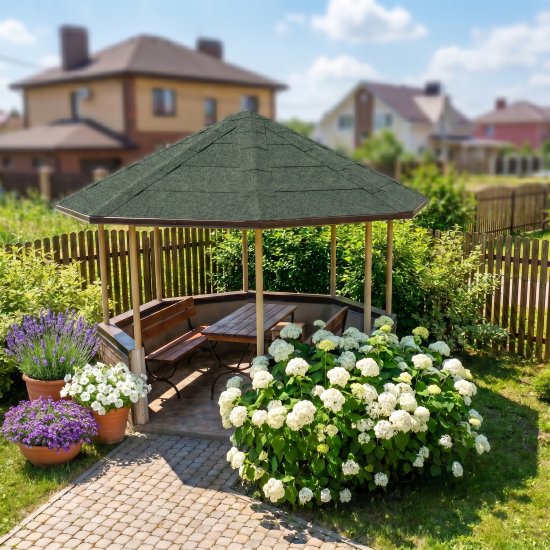 Рулонная черепица Технониколь Мини зеленый 2.5 м²