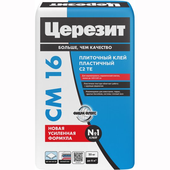 Клей для плитки Церезит CM 16 25 кг