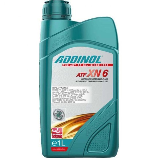 Трансмиссионное масло Addinol ATF XN 6