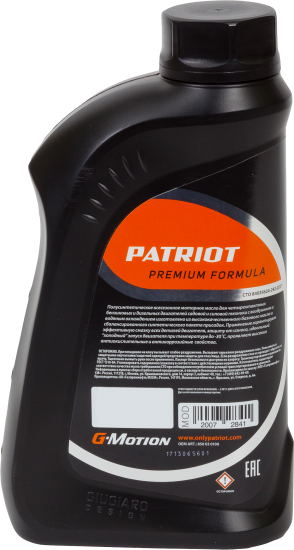 Масло моторное для четырехтактных двигателей Patriot G-motion Arctic полусинтетическое, 1 л