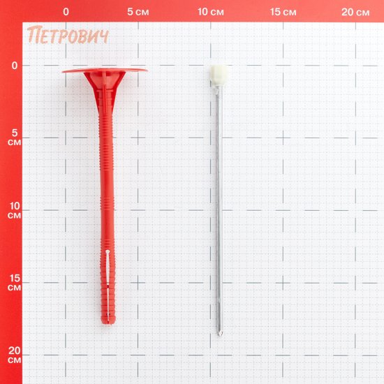 Дюбель для теплоизоляции Tech-Krep 10х180 мм металлический гвоздь с термоголовкой (200 шт.)