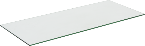 Полка для кухонного шкафа прямоугольная 75.8x0.6x32 см стекло цвет прозрачный