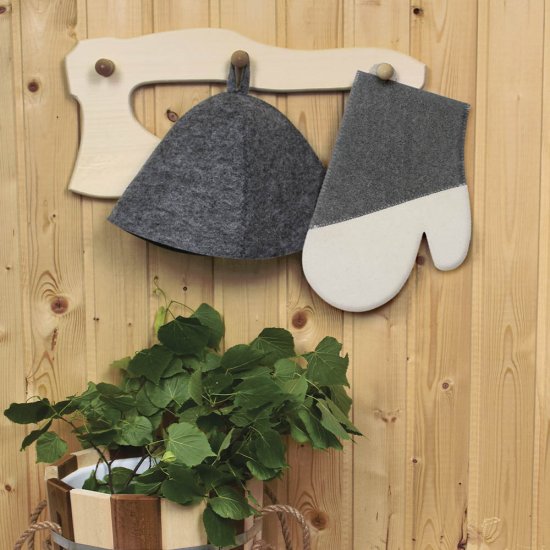 Рукавица для бани и сауны Банные штучки Комби войлок (41070)