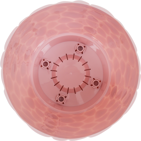 Кашпо Idea Камни ø22 h19.1 см v4.8 л пластик розовый