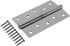 Петля съёмная левая S125413L-CP/BL, 125x75 мм, сталь, цвет хром