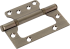 Петля универсальная без врезки 100/P-2B AB 97×71.5×2 мм сталь цвет античная бронза