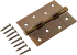 Петля универсальная U1004BB-CFB/BL 100x75x2.5 мм сталь цвет глянцевый кофе