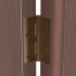 Петля универсальная U1004BB-CFB/BL 100x75x2.5 мм сталь цвет глянцевый кофе