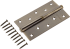Петля съёмная левая S125413L-AB/BL, 125x75 мм, сталь, цвет бронза
