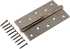 Петля съёмная левая S125413L-AB/BL, 125x75 мм, сталь, цвет бронза
