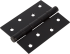 Петля универсальная U1004BB-BL/BL 100x75x2.5 мм сталь цвет матовый чёрный