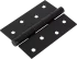 Петля универсальная U1004BB-BL/BL 100x75x2.5 мм сталь цвет матовый чёрный