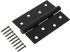 Петля универсальная U1004BB-BL/BL 100x75x2.5 мм сталь цвет матовый чёрный