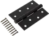 Петля универсальная U1004BB-BL/BL 100x75x2.5 мм сталь цвет матовый чёрный