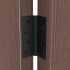 Петля универсальная U1004BB-BL/BL 100x75x2.5 мм сталь цвет матовый чёрный