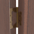 Петля без врезки N100500/2BB-CFB/BL 100x75x2.5 мм сталь цвет глянцевый кофе
