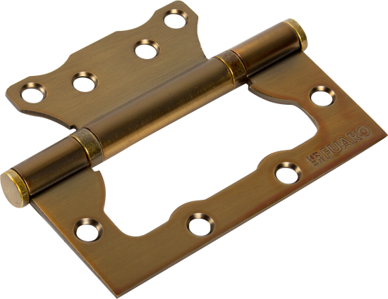 Петля без врезки N100500/2BB-CF/BL 100x75x2.5 мм сталь цвет кофе