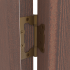 Петля без врезки N100500/2BB-CF/BL 100x75x2.5 мм сталь цвет кофе