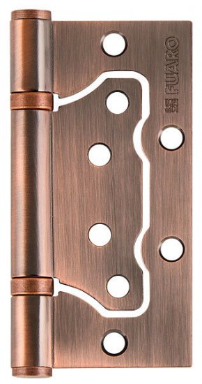 Петля без врезки N100500/2BB-AC/BL 100x75x2.5 мм сталь цвет античная медь