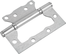 Петля без врезки N100500/2BB-WP/BL 100x75x2.5 мм сталь цвет хром