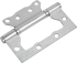 Петля без врезки N100500/2BB-WP/BL 100x75x2.5 мм сталь цвет белый жемчуг