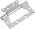 Петля без врезки N100500/2BB-WP/BL 100x75x2.5 мм сталь цвет белый жемчуг
