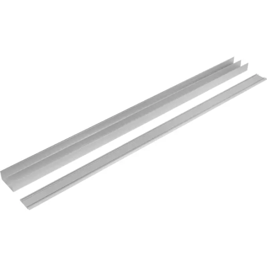 Комплект направляющих Spaceo 118.3 см цвет серебро