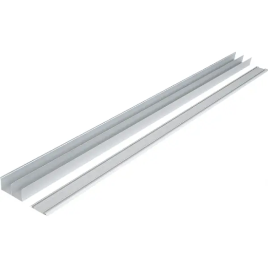 Комплект направляющих Spaceo 158.3 см цвет серебро