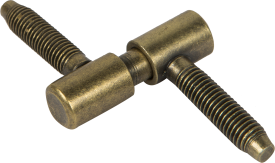 Петля ввёртная AB 38x13 мм сталь цвет бронза