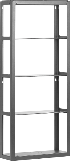 Стеллаж для ванной Март Ferro 36x85 см цвет чёрный