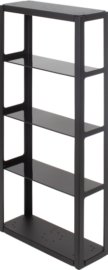 Стеллаж для ванной Март Ferro 36x85 см цвет чёрный