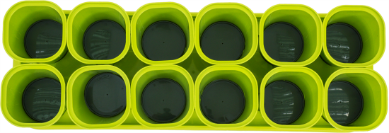 Набор горшков для рассады 200 мл, 12 шт.