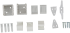Жалюзи Graphic 40x155 см ПВХ цвет белый