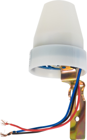 Фотореле Duwi FR-02 10 A, 2200 Вт, цвет белый, IP44