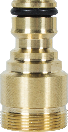 Переходник быстросъёмный для смесителя под аэратор BOUTTE М24 НР - М22 ВР латунный