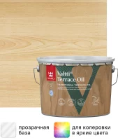 Масло для террас и садовой мебели Tikkurila Valtti Terrace Oil База ЕС бесцветное 2.7 л