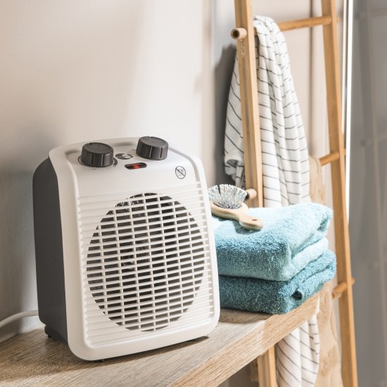 Тепловентилятор спиральный электрический Equation с механическим термостатом 2000 Вт цвет белый